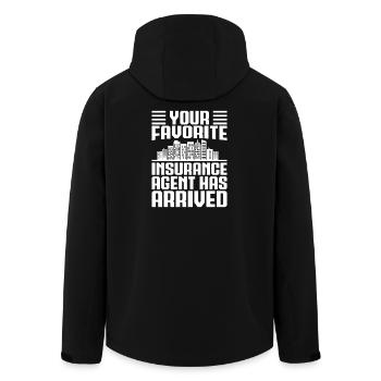 Insurance Agent Costume Your Favorite Arrived - Recycelte Männer Softshell-Jacke von Stanley/Stella - Schwarz - Hinten - AI Model Male 185 light (185cm)