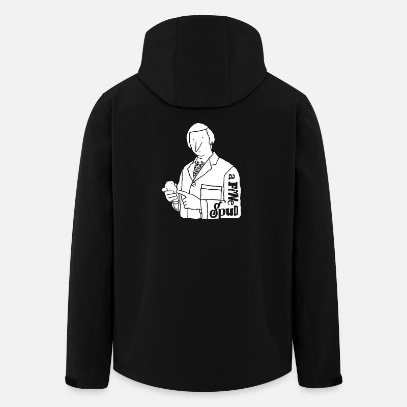 Ein feiner Spud - Recycelte Männer Softshell-Jacke von Stanley/Stella - Schwarz