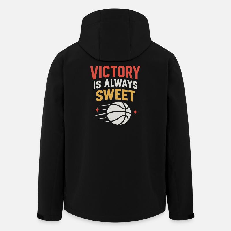 Design Basketball Victory Motivation - Men’s Recycled Softshell Jacket by Stanley/Stella - black