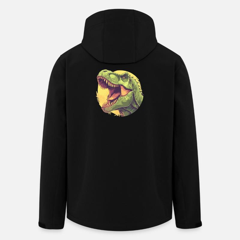 Dino Dinosaure Dinosaure - Veste softshell homme en polyester recyclé Stanley/Stella - noir