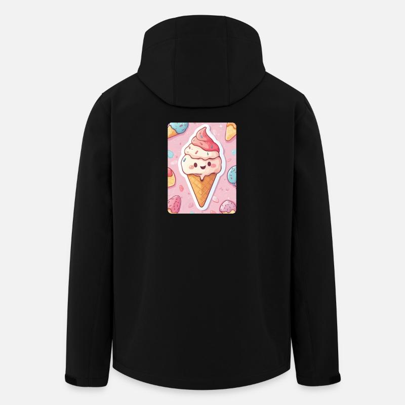 Eiscreme - Recycelte Männer Softshell-Jacke von Stanley/Stella - Schwarz