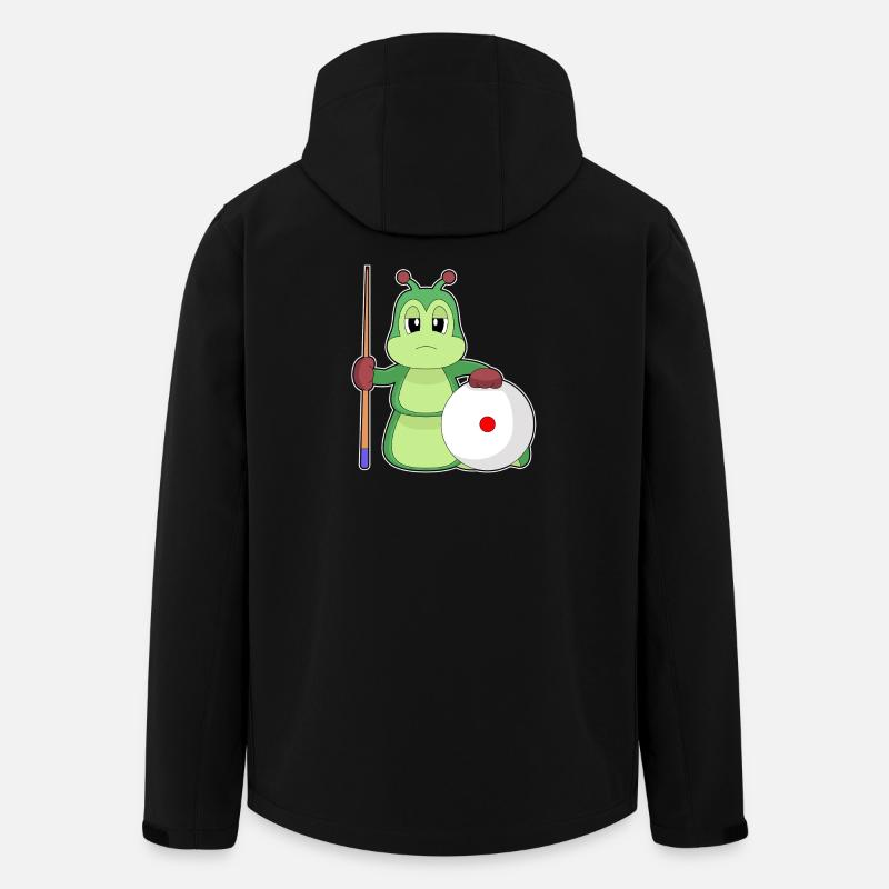 Raupe Billiard Queue - Recycelte Männer Softshell-Jacke von Stanley/Stella - Schwarz
