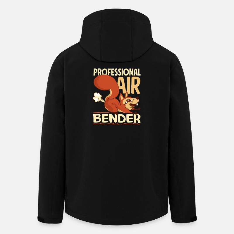 Öffentlicher Pfurz Lustig Unangemessen - Recycelte Männer Softshell-Jacke von Stanley/Stella - Schwarz