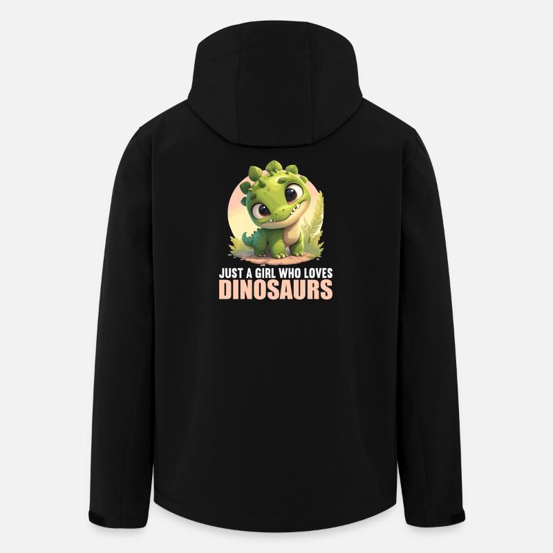 Dino Dinosaur Dinosaur - Men’s Recycled Softshell Jacket by Stanley/Stella - black