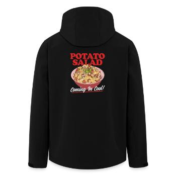 Potato Salad Härdöpfelsalat Gift - Men’s Recycled Softshell Jacket by Stanley/Stella - black - Back - AI Model Male 185 light (185cm)