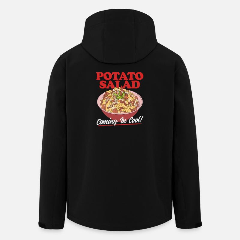 Potato Salad Härdöpfelsalat Gift - Men’s Recycled Softshell Jacket by Stanley/Stella - black