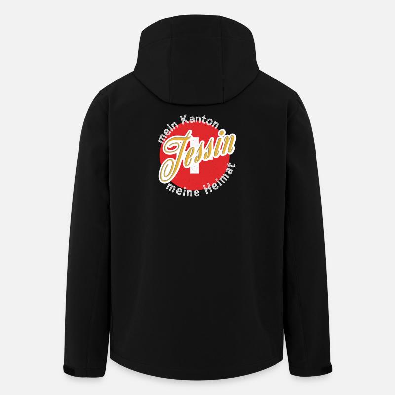 My Home Ticino Gift - Men’s Recycled Softshell Jacket by Stanley/Stella - black