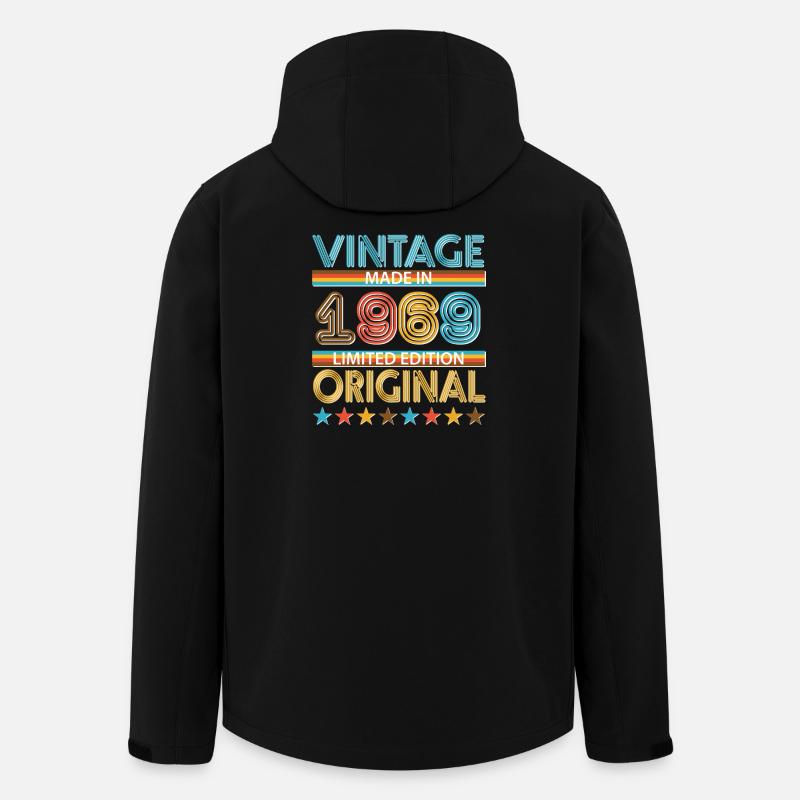 1969 - Men’s Recycled Softshell Jacket by Stanley/Stella - black