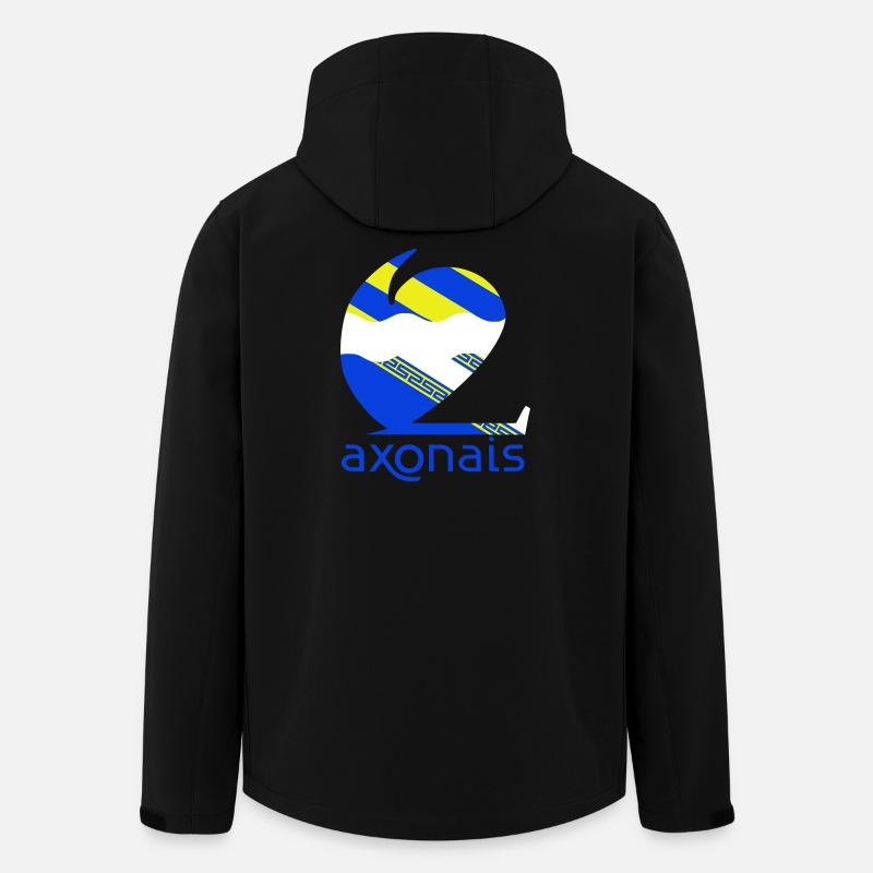 Axonais - Recycelte Männer Softshell-Jacke von Stanley/Stella - Schwarz