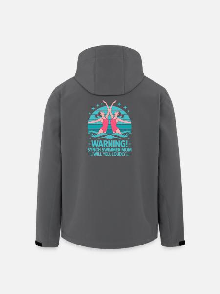 Synchronschwimmen Kunstschwimmen Wassersport - Recycelte Männer Softshell-Jacke von Stanley/Stella - Schwarz