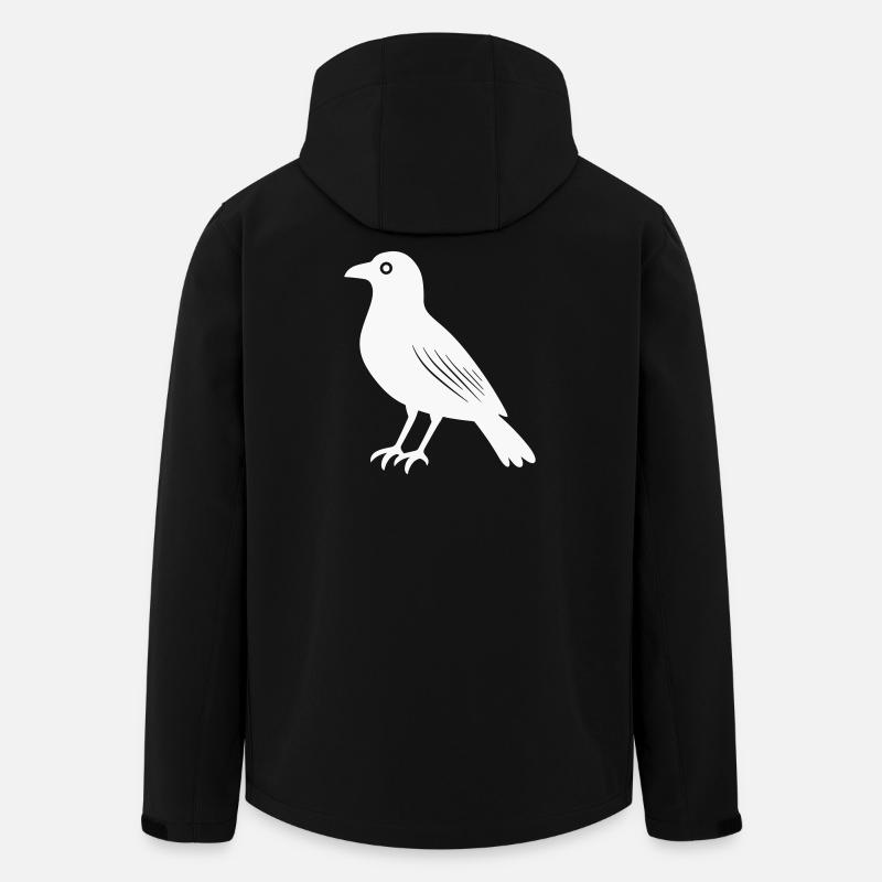 Corbeau - Veste softshell homme en polyester recyclé Stanley/Stella - noir