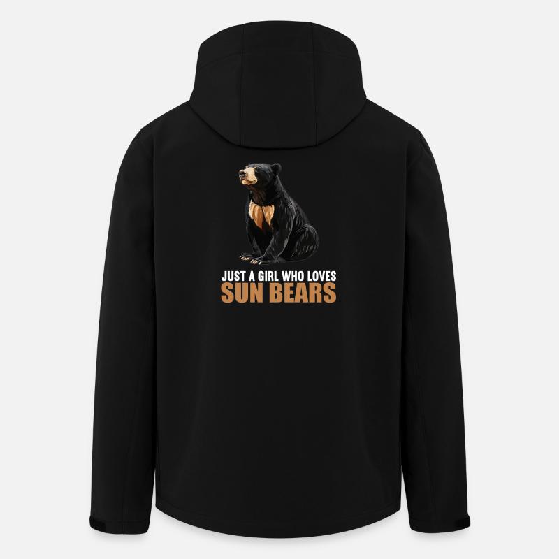 Sun Bear Malay Bear - Men’s Recycled Softshell Jacket by Stanley/Stella - black