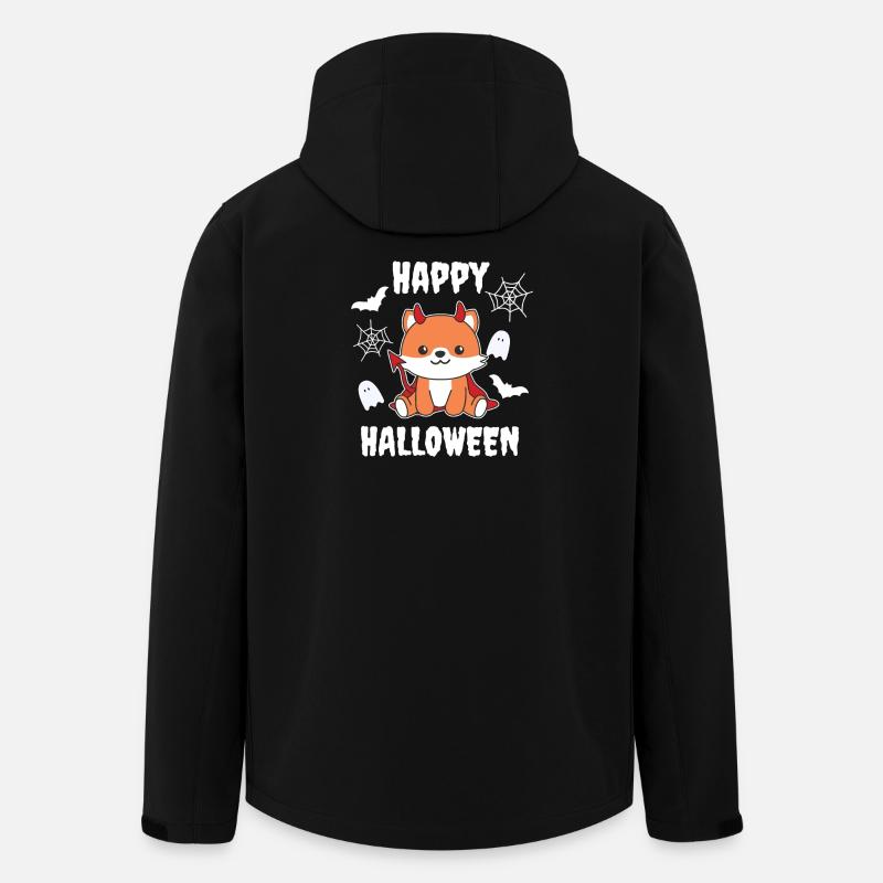 Fox Happy Halloween Devil Costume - Men’s Recycled Softshell Jacket by Stanley/Stella - black