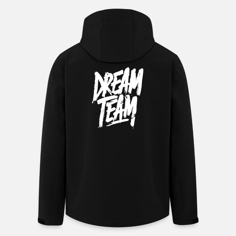 Dream Team - Men’s Recycled Softshell Jacket by Stanley/Stella - black