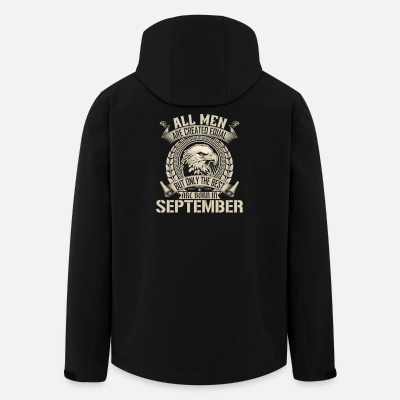 September Eagle Unity Design - Recycelte Männer Softshell-Jacke von Stanley/Stella - Schwarz