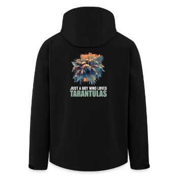 Tarantulas Tarantula - Men’s Recycled Softshell Jacket by Stanley/Stella - black - Back - AI Model Male 185 light (185cm)