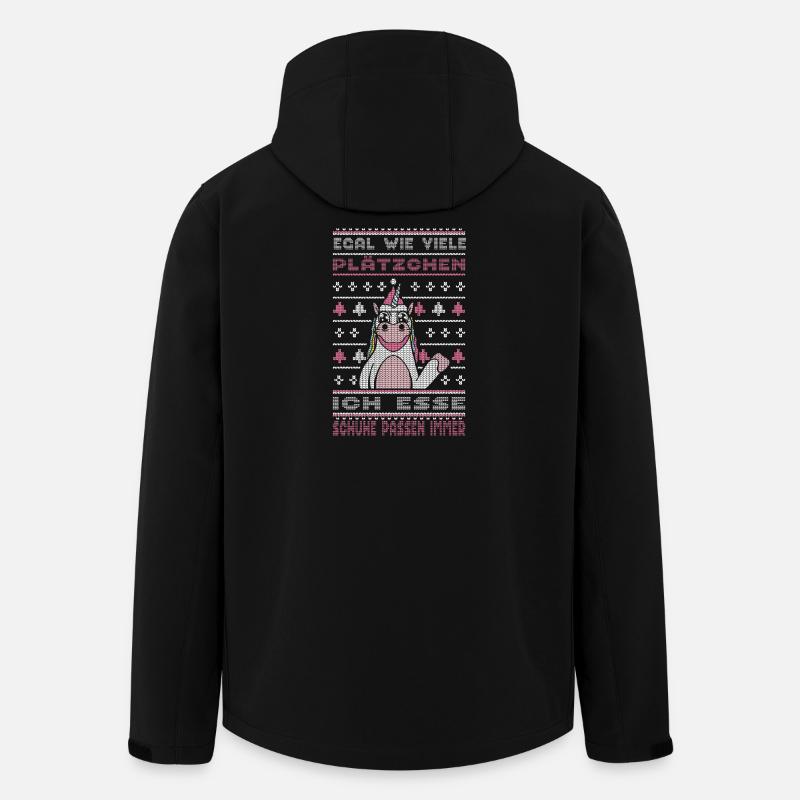 Tenue de Noël joyeux Noël - Veste softshell homme en polyester recyclé Stanley/Stella - noir