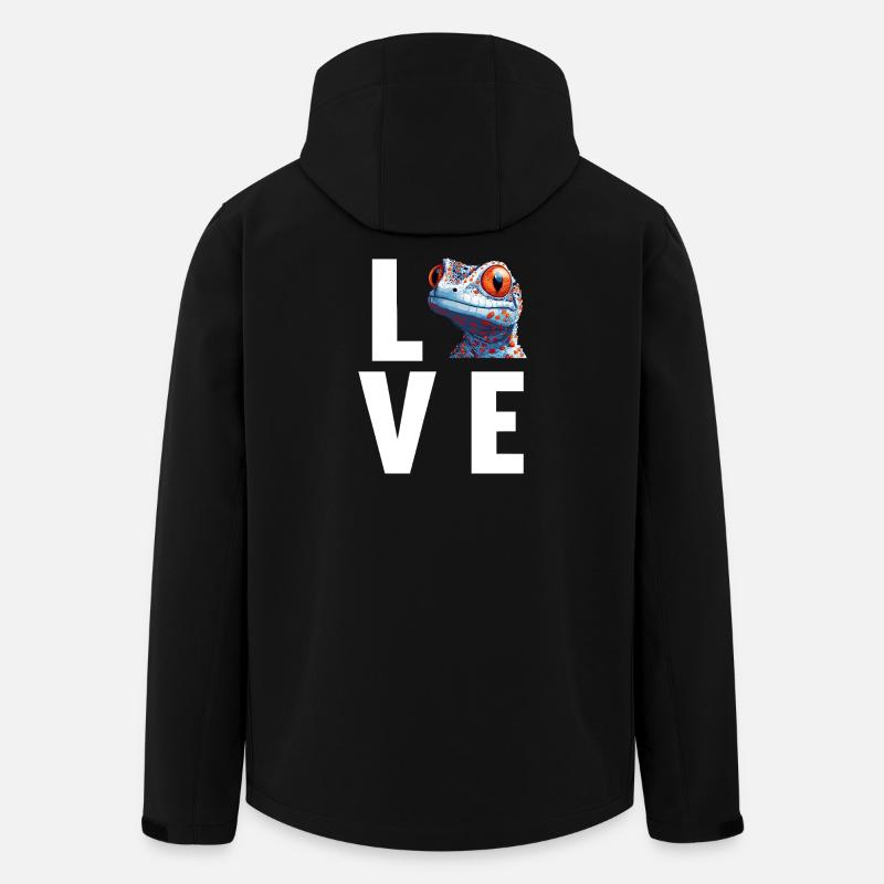 Tokay Geckos Tokay Gecko - Veste softshell homme en polyester recyclé Stanley/Stella - noir
