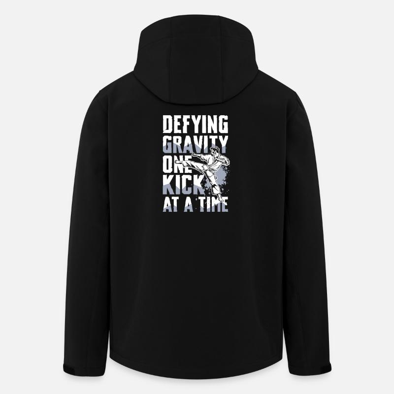 Unleash gravity with every kick - Men’s Recycled Softshell Jacket by Stanley/Stella - black