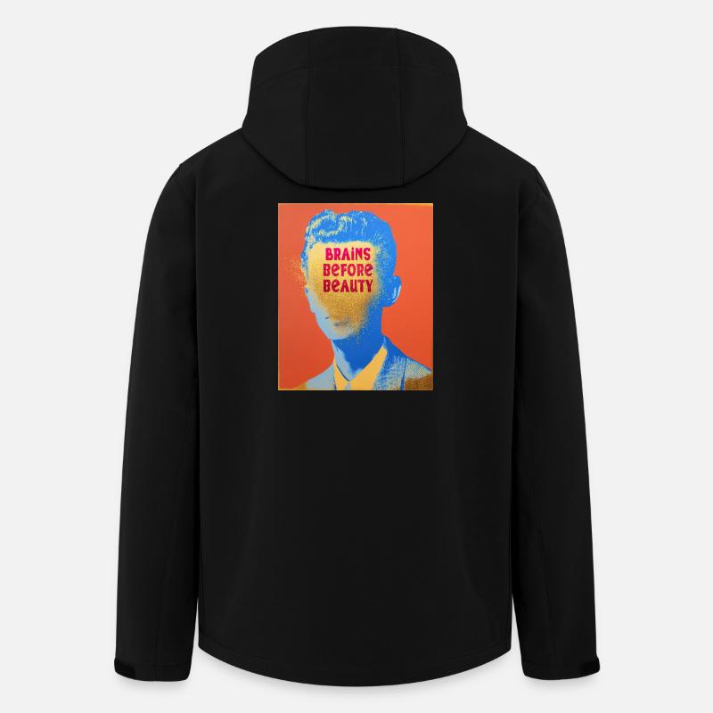 Thought person with a message - Men’s Recycled Softshell Jacket by Stanley/Stella - black