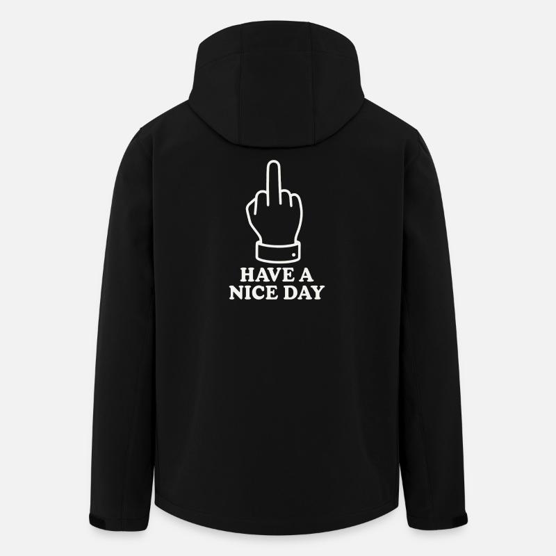 Bonne journée - Veste softshell homme en polyester recyclé Stanley/Stella - noir