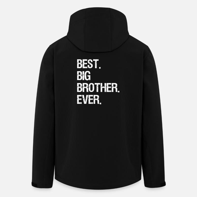 best big brother ever - Recycelte Männer Softshell-Jacke von Stanley/Stella - Schwarz