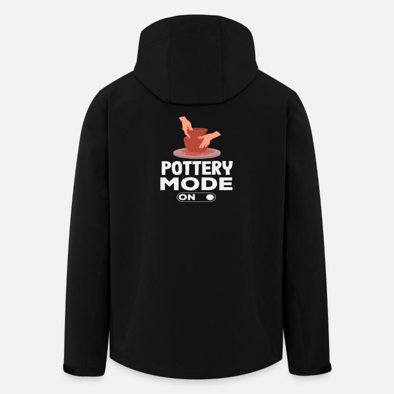 Mode poterie sur la créativité - Veste softshell homme en polyester recyclé Stanley/Stella - noir