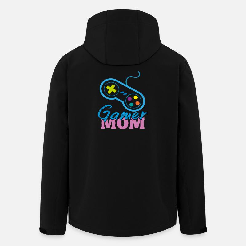 Gamer Mama - Recycelte Männer Softshell-Jacke von Stanley/Stella - Schwarz
