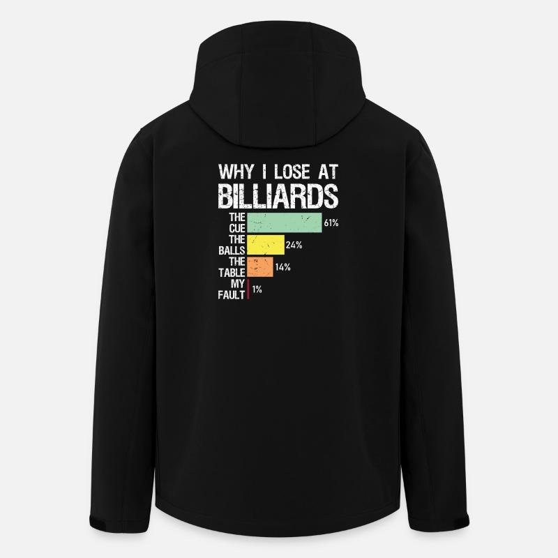 why I lose at billiards - Men’s Recycled Softshell Jacket by Stanley/Stella - black