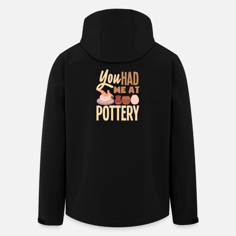 You had me love with potters - Men’s Recycled Softshell Jacket by Stanley/Stella - black