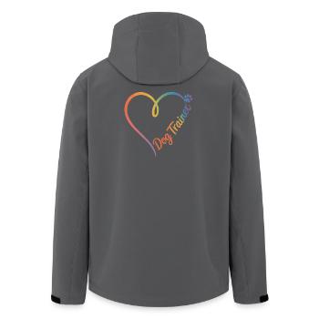 Dresseur de chiens Heart - Veste softshell homme en polyester recyclé Stanley/Stella - noir - Dos - AI Model Male 185 light (185cm)