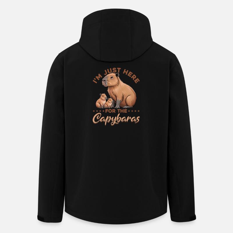 Funny aesthetic Kawaii Capybara - Recycelte Männer Softshell-Jacke von Stanley/Stella - Schwarz