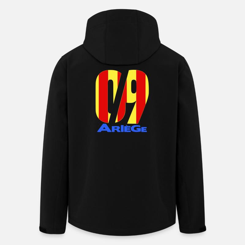 09 Ariège - Men’s Recycled Softshell Jacket by Stanley/Stella - black