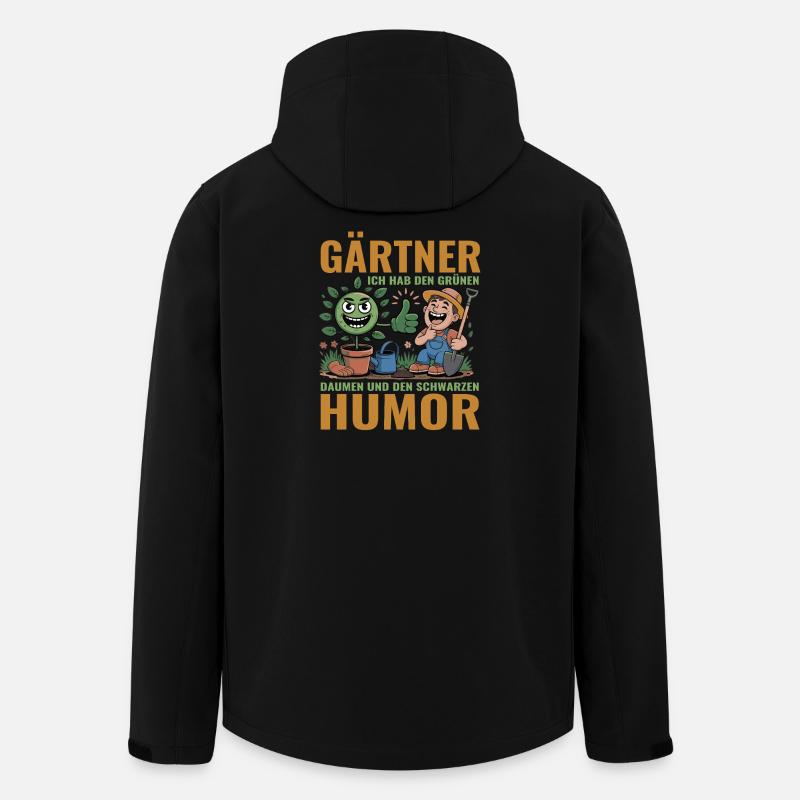 Gärtner Mörder Natur Landschaftgärtner Geschenk - Recycelte Männer Softshell-Jacke von Stanley/Stella - Schwarz