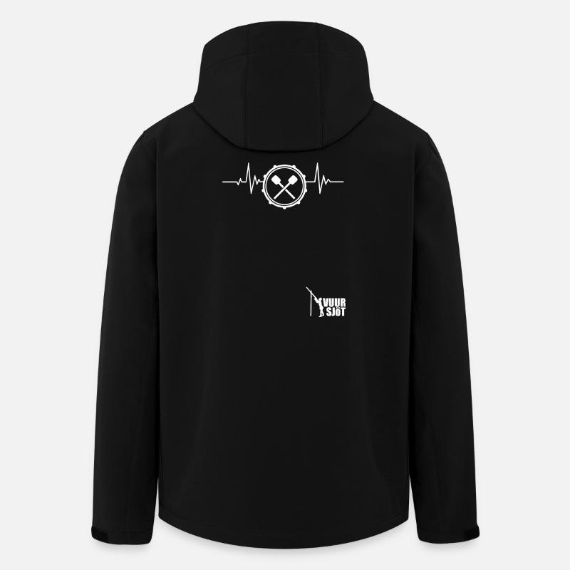 grote_trom - Veste softshell homme en polyester recyclé Stanley/Stella - noir
