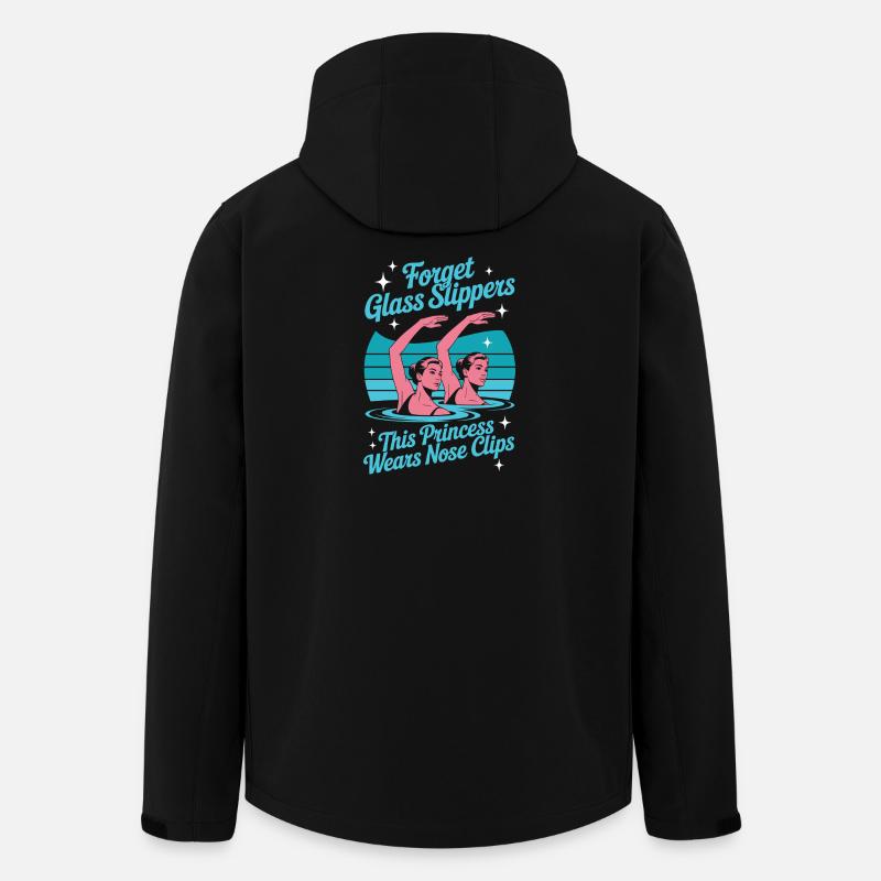 Synchronschwimmen Kunstschwimmen Wassersport - Recycelte Männer Softshell-Jacke von Stanley/Stella - Schwarz