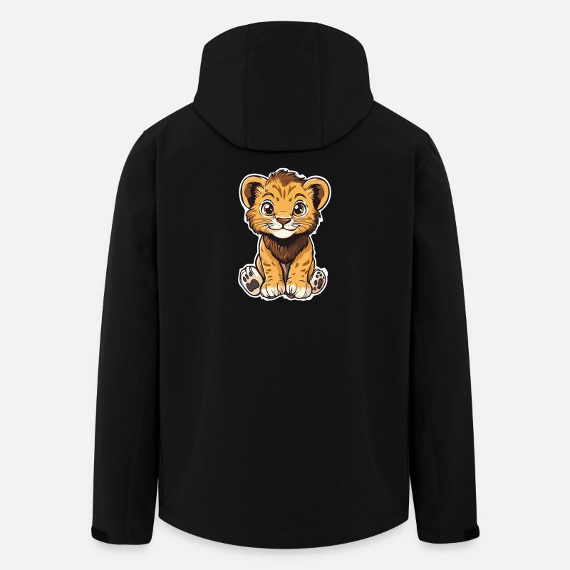 Lion - Veste softshell homme en polyester recyclé Stanley/Stella - noir