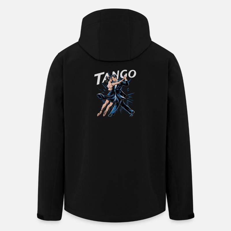  Tango Leidenschaft Paar Tanz Argentinischer Tango - Recycelte Männer Softshell-Jacke von Stanley/Stella - Schwarz