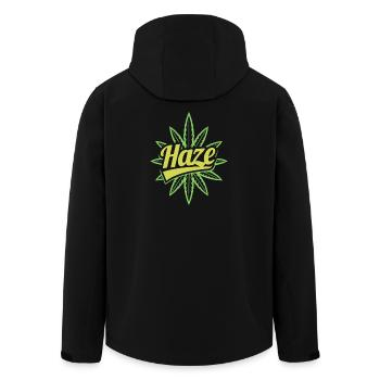 Haze Weed Leaf 420 Stoner Graphique - Veste softshell homme en polyester recyclé Stanley/Stella - noir - Dos - AI Model Male 185 light (185cm)