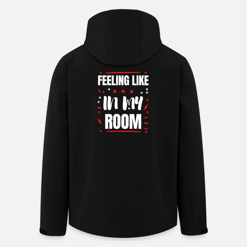 Feeling Like IN MY ROOM - Men’s Recycled Softshell Jacket by Stanley/Stella - black