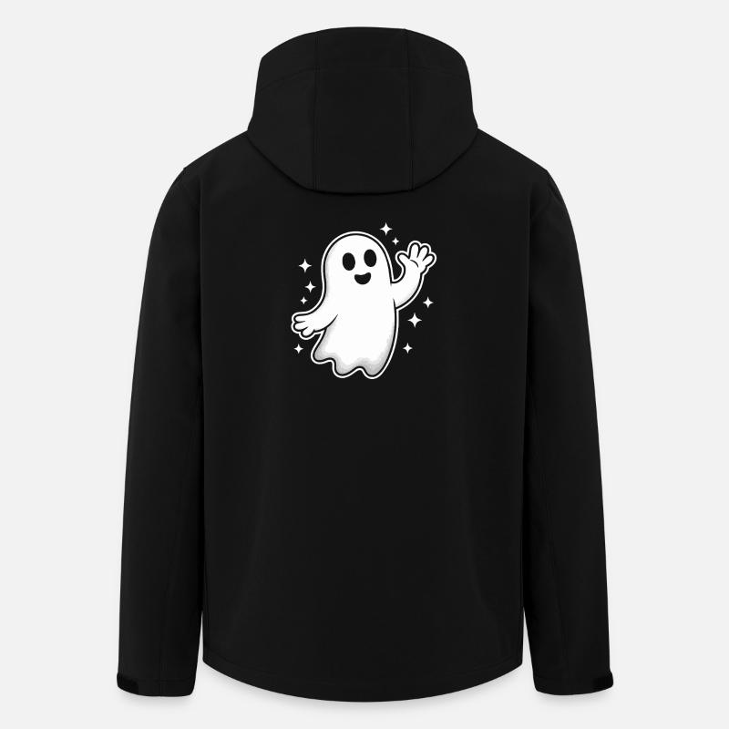 Scary Halloween Design - Recycelte Männer Softshell-Jacke von Stanley/Stella - Schwarz