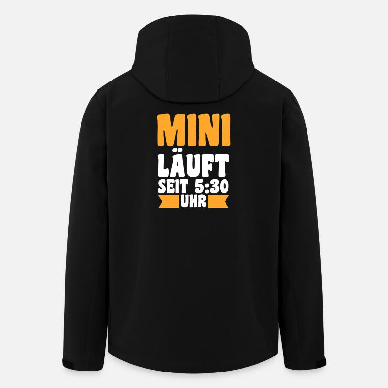 Mutter Team Mama - Recycelte Männer Softshell-Jacke von Stanley/Stella - Schwarz