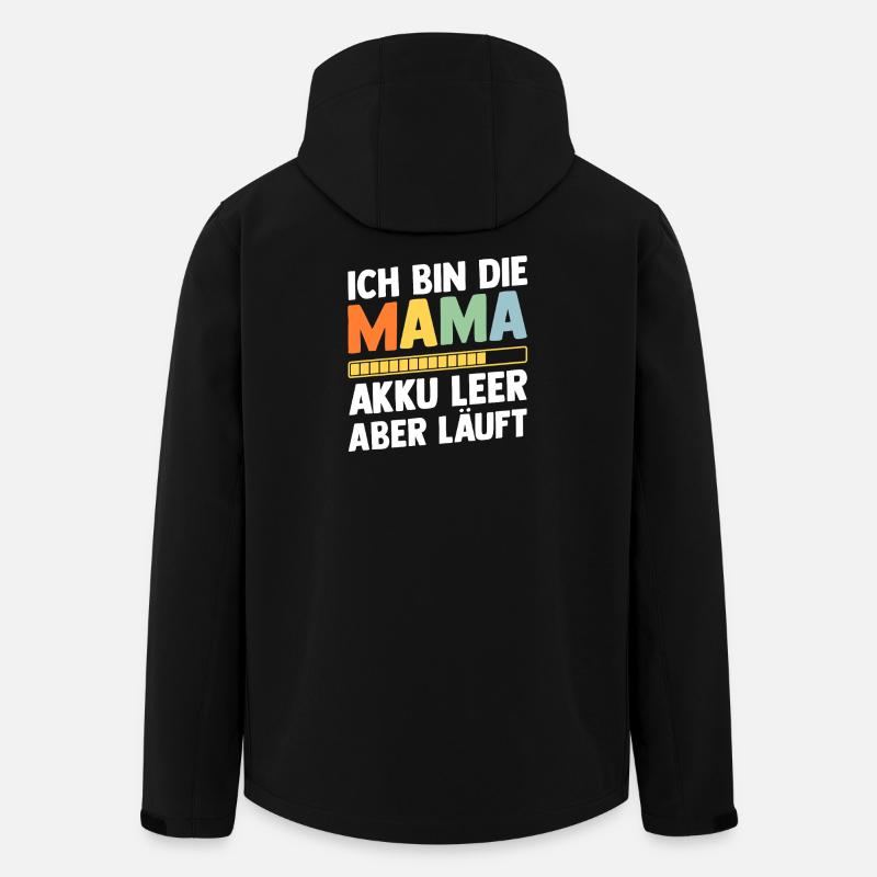 Vater Team Papa - Recycelte Männer Softshell-Jacke von Stanley/Stella - Schwarz