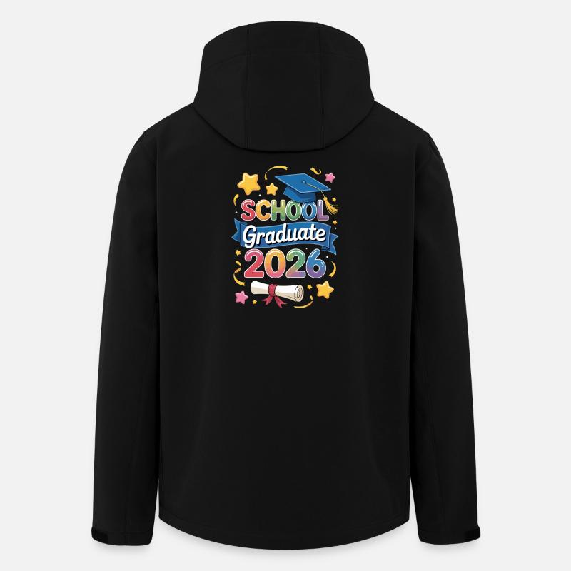 School Graduate 2026 Design - Men’s Recycled Softshell Jacket by Stanley/Stella - black