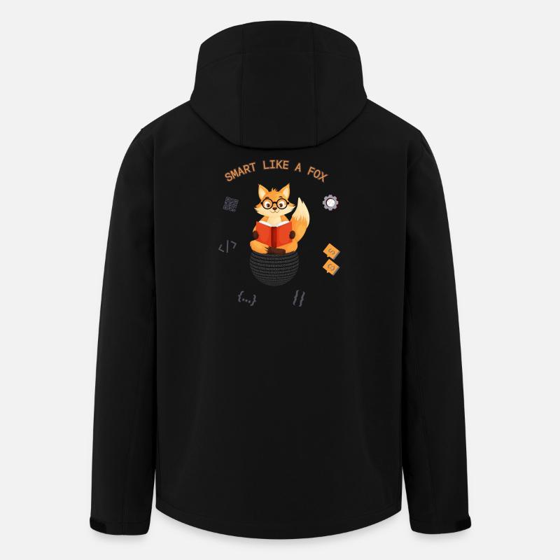 Smart as a fox - Men’s Recycled Softshell Jacket by Stanley/Stella - black