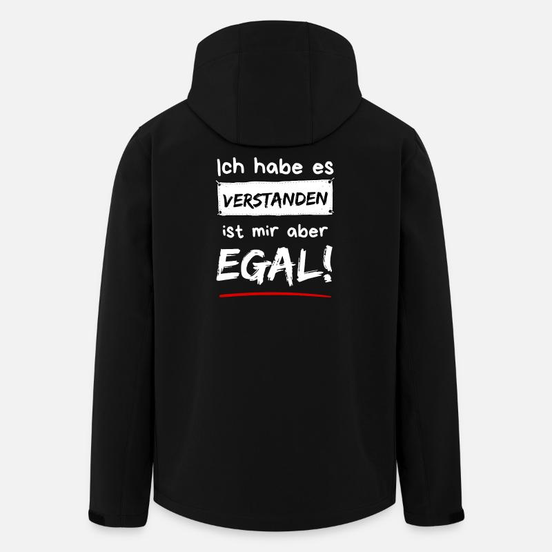 J’ai compris. Mais je m’en fiche ! - Veste softshell homme en polyester recyclé Stanley/Stella - noir