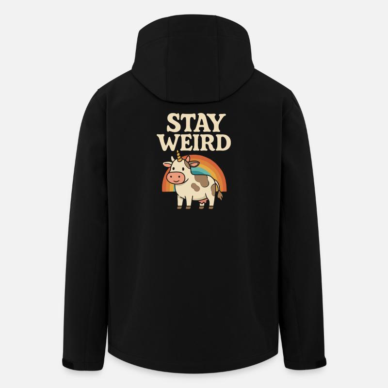 Stay crazy - Men’s Recycled Softshell Jacket by Stanley/Stella - black