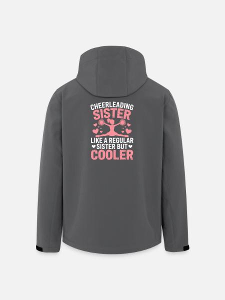 Cheerleader Saying Funny Cheerleader Gift - Men’s Recycled Softshell Jacket by Stanley/Stella - black