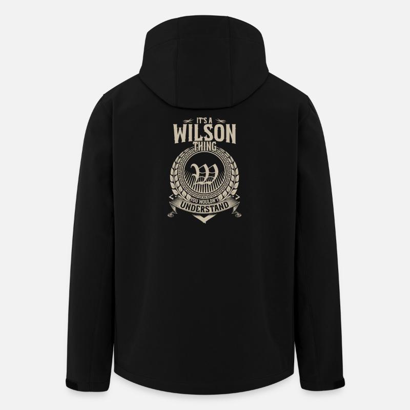 Wilson Crest Emblem Tee - Men’s Recycled Softshell Jacket by Stanley/Stella - black