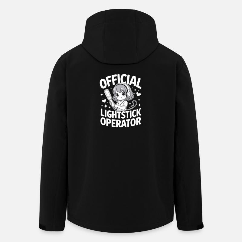 K-Pop Fan Lightstick Korea - Men’s Recycled Softshell Jacket by Stanley/Stella - black